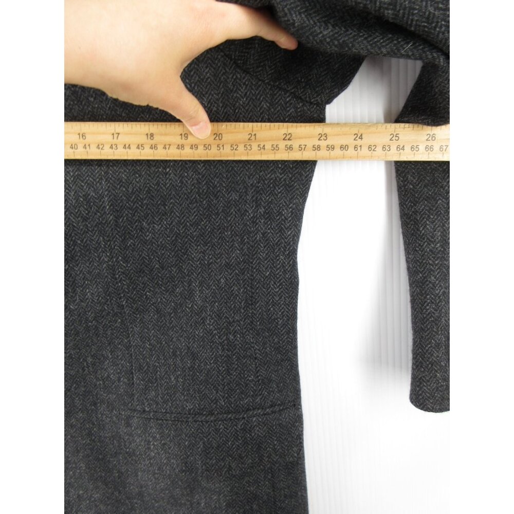 Corneliani Sport Coat 44 Blazer Virgin Wool Tweed Herringbone Italy - Picture 5 of 14